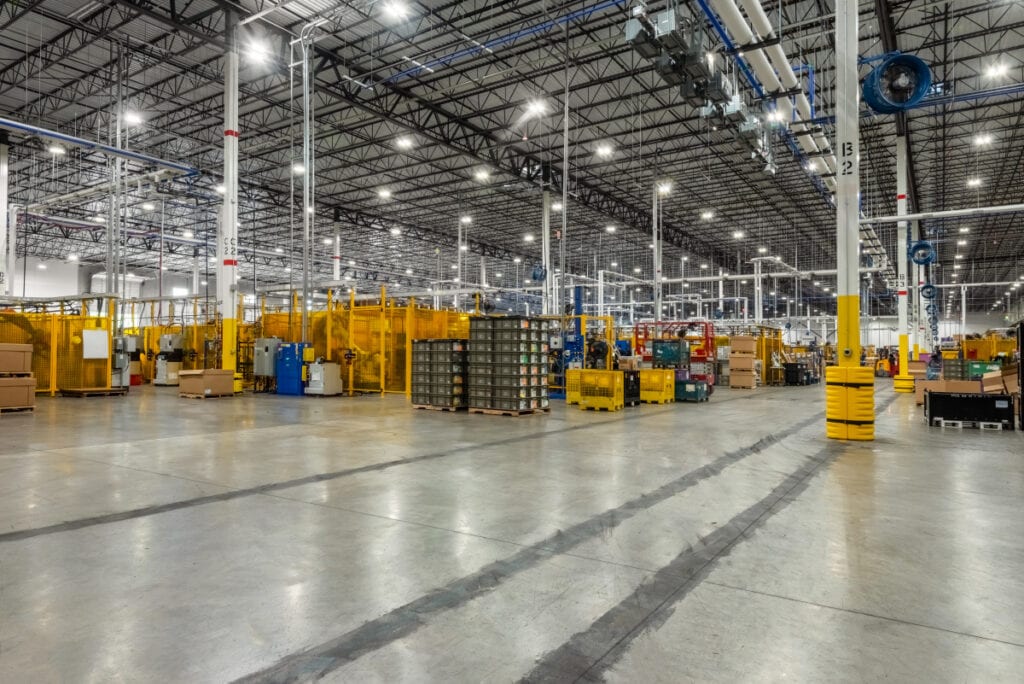 Industrial Warehouse as an example of contruction excellence